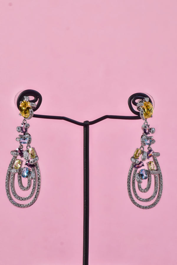 Sapphire Sunset Earrings