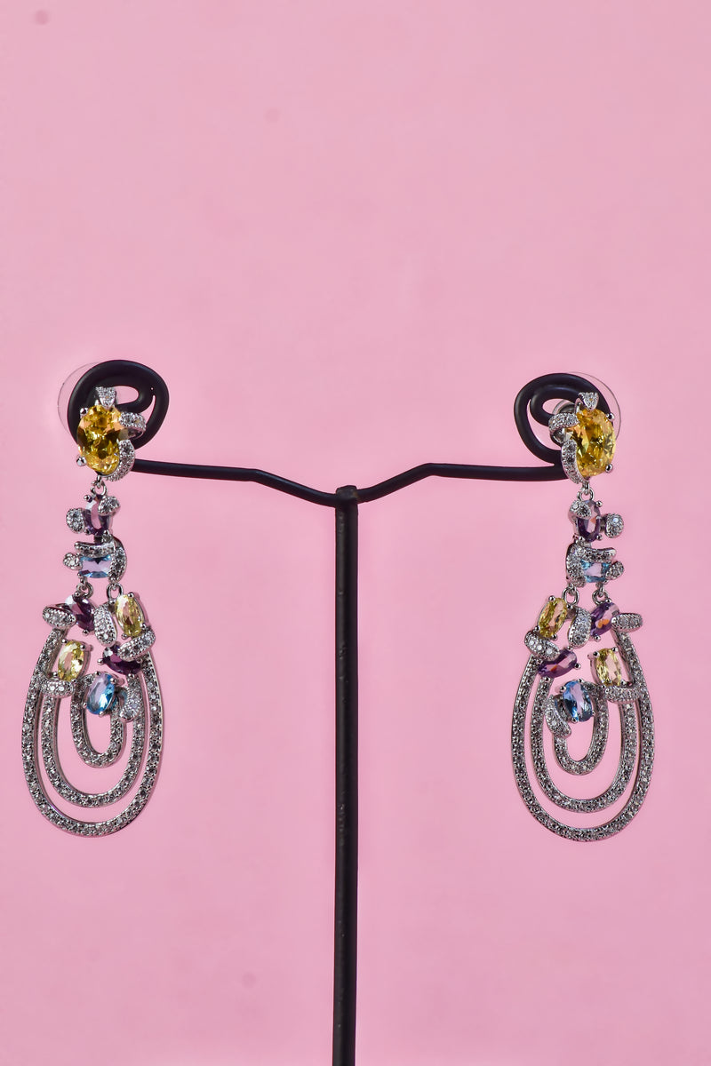 Sapphire Sunset Earrings