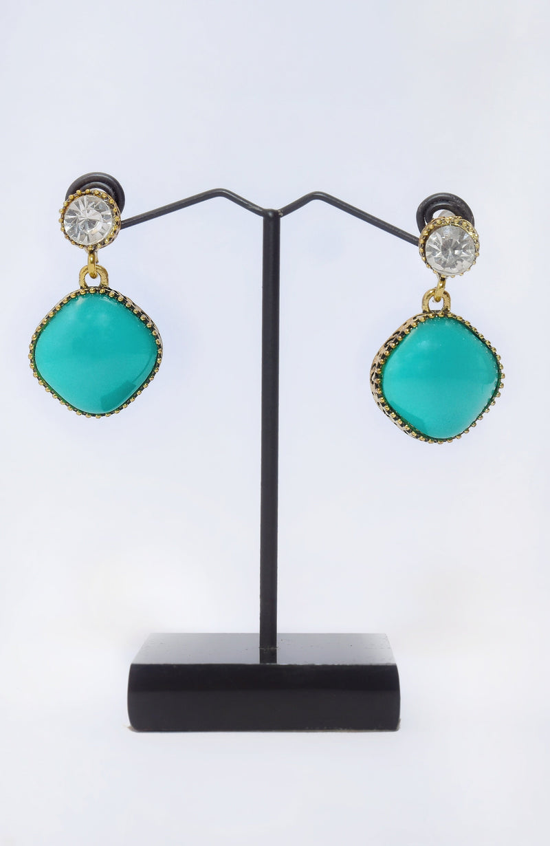 Green Bubble Gum Earrings