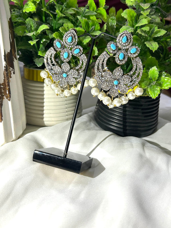 Sakura Blue Dangles