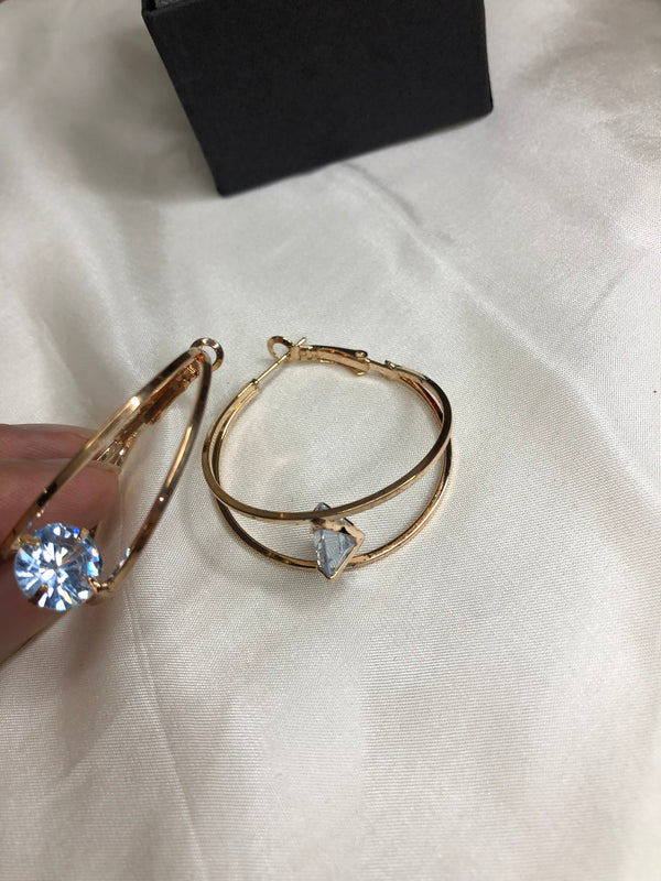 Diamond Cut Hoop